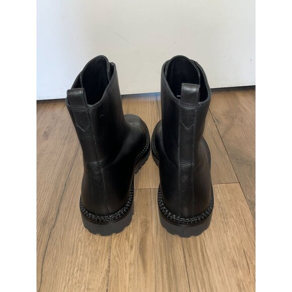 NEW!! Vince Cabria Water Resistant Front Zip Boot in Black Women's Size 7.5 - Picture 9 of 14